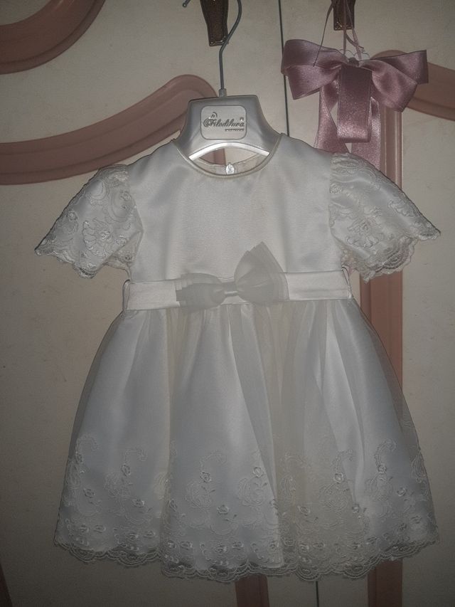 Vestito battesimo 9/12 mesi