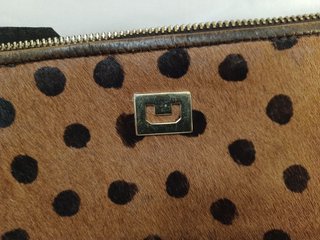Bolso Bolso en piel con pelo de potro