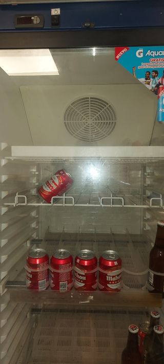 Camara frigorifica para latas y botes