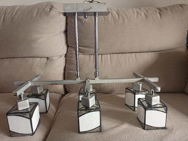 Lampara techo Tiffany