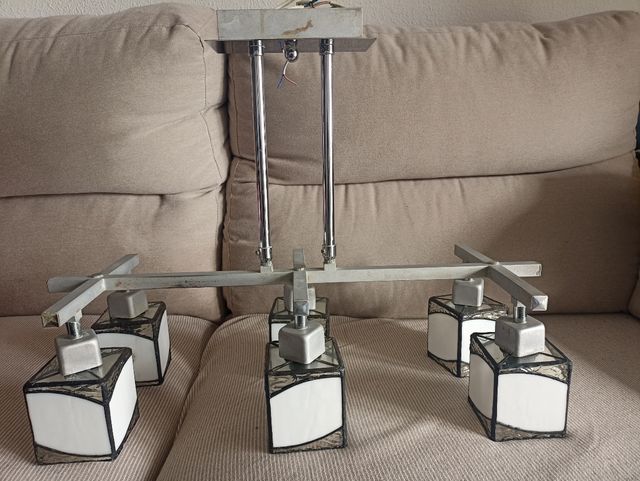 Lampara techo Tiffany