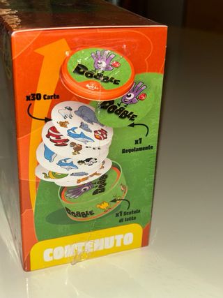 CONFEZIONE SIGILLATA:5 GIOCHI IN 1”DOBBLE KIDS”ASM