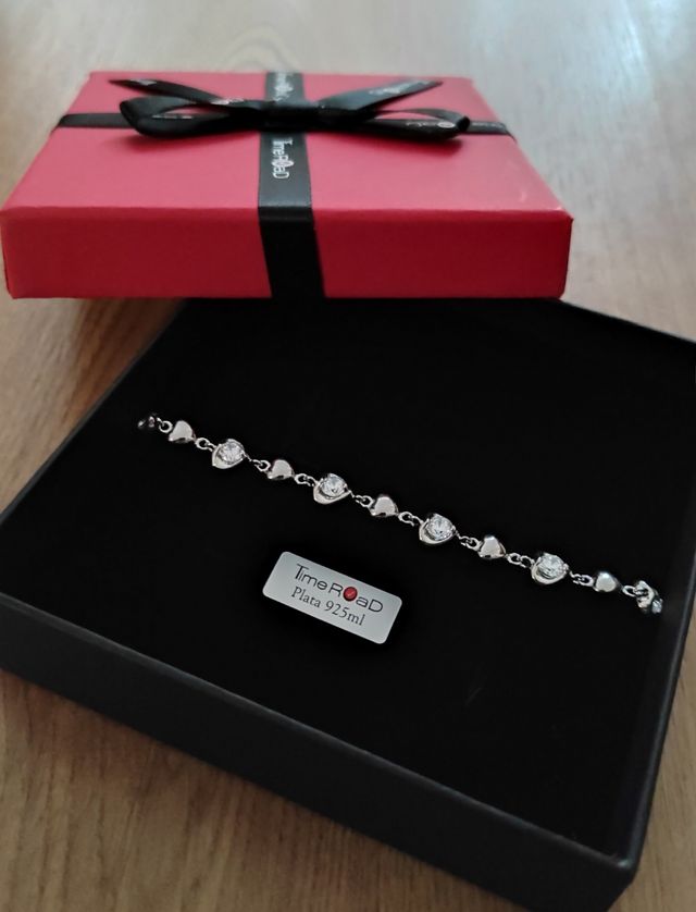 Pulsera Time ROAD Silver 925. SIN ESTRENAR.