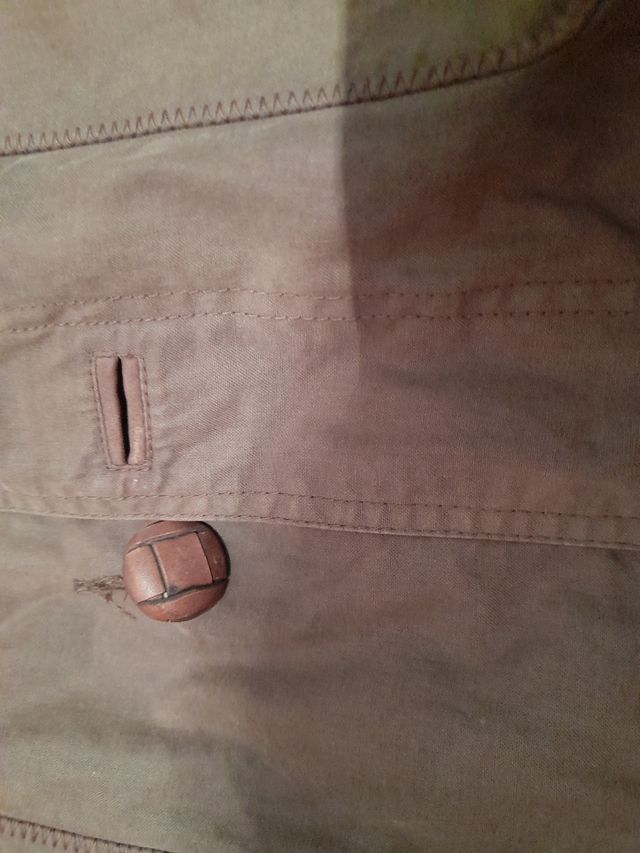 CHAQUETA DE PANA Y POLIPIEL CARAMELO