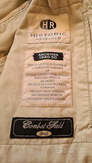 Giacca uomo Historic Research Sahariana