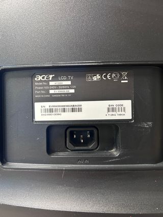 Acer AT2355 58,4 cm (23") Full HD Negro 300 cd / m