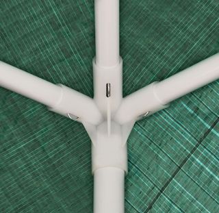 Carpa desmontable verde mosquiteras NUEVA