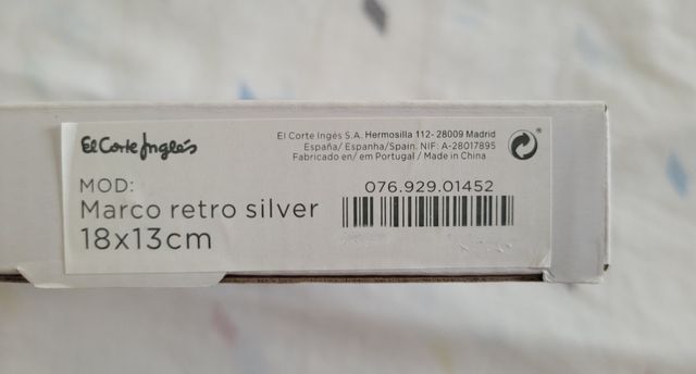 MARCO DECORATIVO RETRO SILVER.
