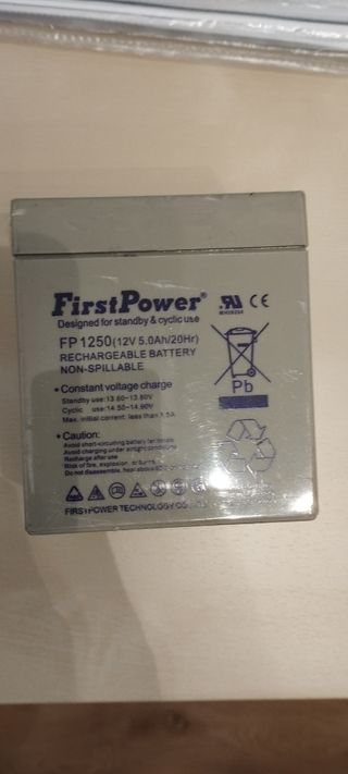 Batería recargable 12V 5A