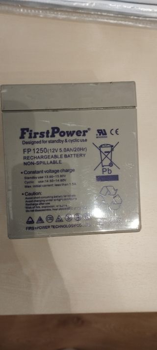Batería recargable 12V 5A
