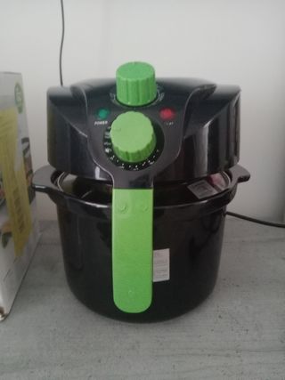 Freidora de aire y vaporera 2x1