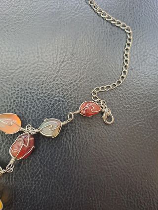 Collar de piedras semipreciosas y plata