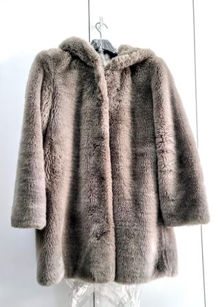 Giaccone pelliccia ecologica