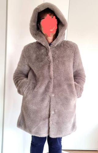 Giaccone pelliccia ecologica