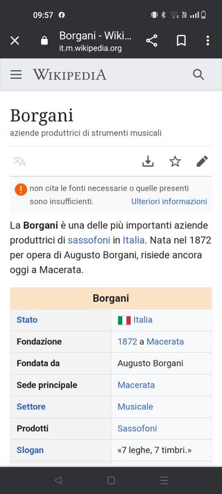 Sax Borgani Macerata