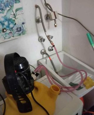 Limpieza de cal en tuberías