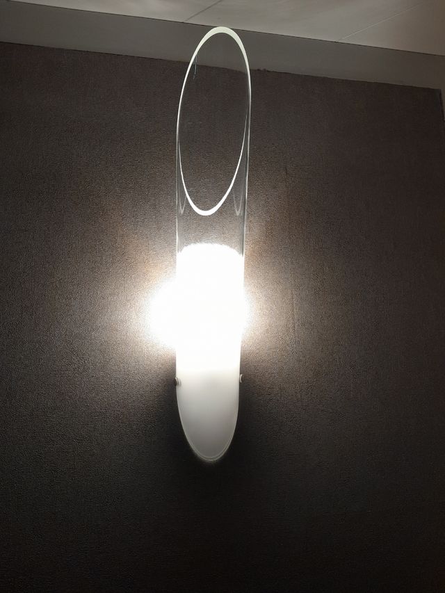 Applique cilindro vetro