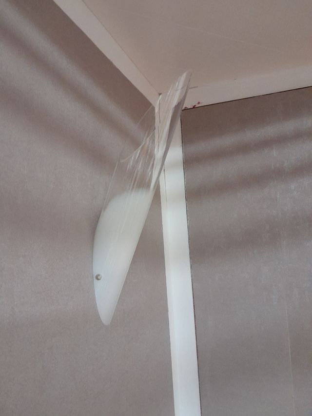 Applique cilindro vetro