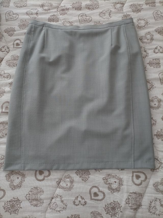 Gonna elegante grigia 