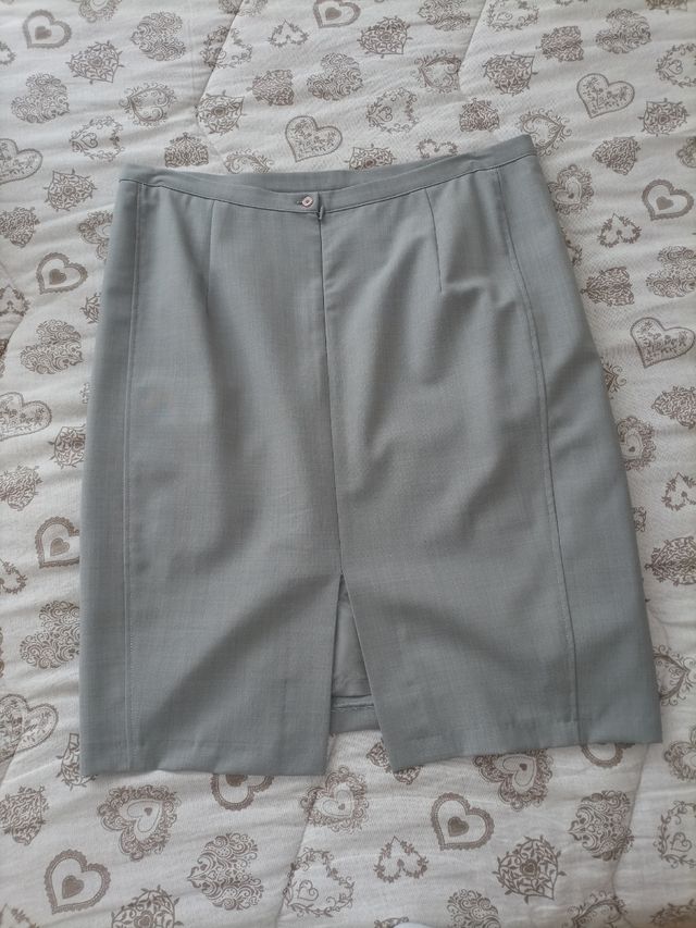 Gonna elegante grigia 