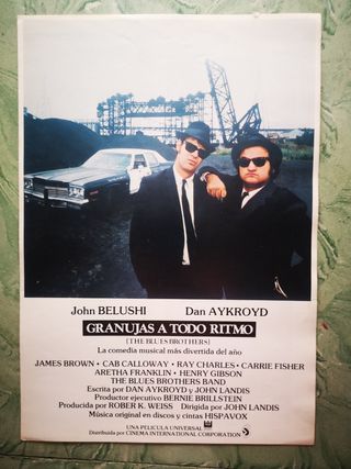 Afiche de cine The blues Brothers