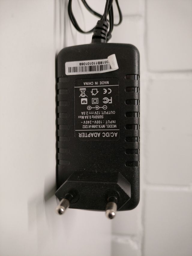 CARGADOR 12V 2A ELECTRÓNICO