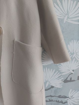 Abrigo Mango Lana Virgen. Talla XS