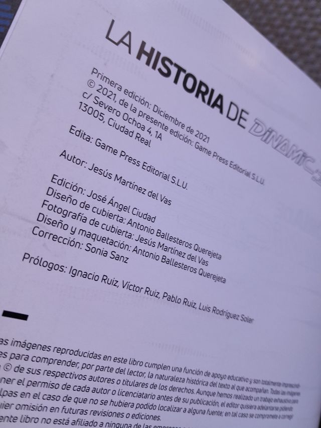 LA HISTORIA DE DINAMIC LIBRO