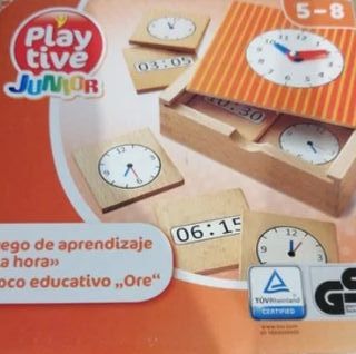 Juego mesa aprende las horas