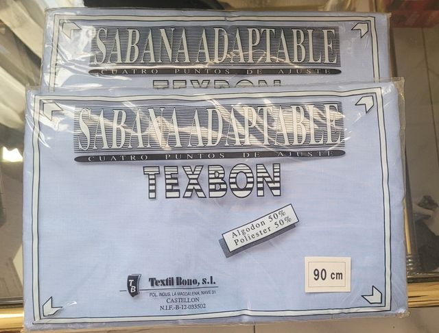 Dos sábanas bajeras cama 90