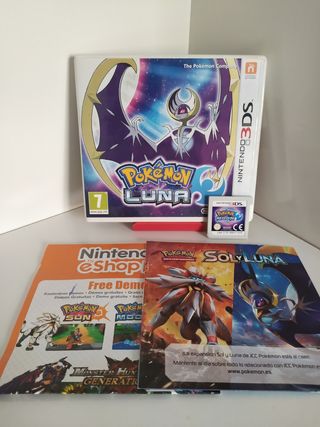 Pokemon Luna Juego Nintendo 3DS