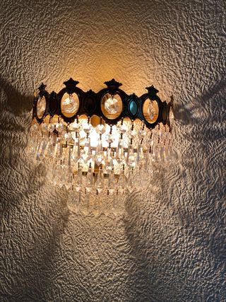 apliques de pared y lampara a juego