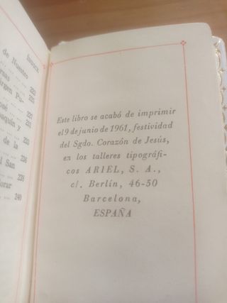 Libro de comunión