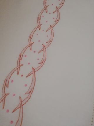 Lenzuolo puro Lino ricamato a mano