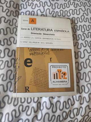 Libro Literatura Española COU