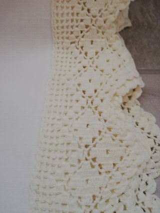 Lenzuola  pizzo ad uncinetto