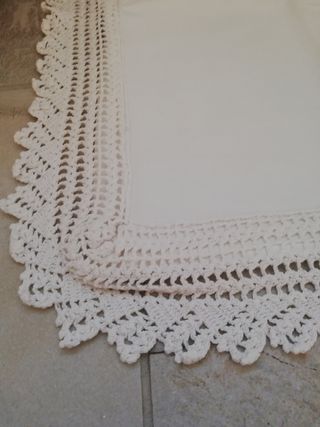 Lenzuola  pizzo ad uncinetto