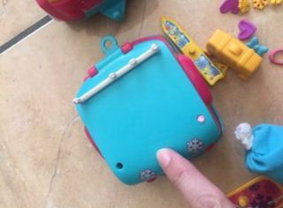 Coche con remolque para la nieve, Pinypon