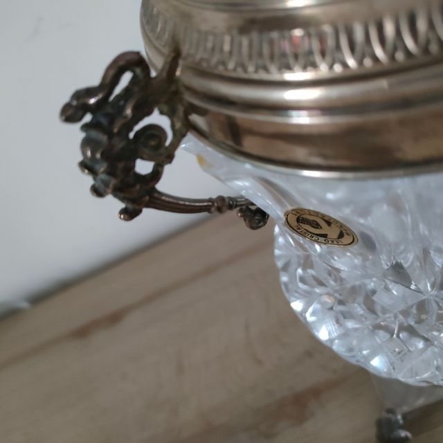 Cristallo di Boemia e Argento Vintage