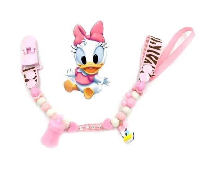 Chupete sonajero+ cadena.