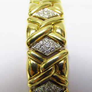 Pulsera de Oro de 18k con 117 Diamantes talla Bril