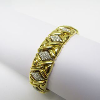 Pulsera de Oro de 18k con 117 Diamantes talla Bril