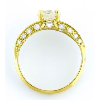 Sortija en Oro de 18k. con Diamante Talla Brillant