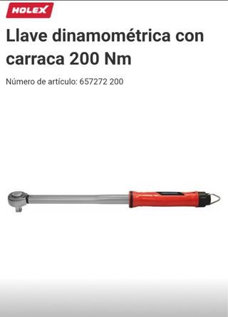 dinamometrica holex de 40 a 200 nm