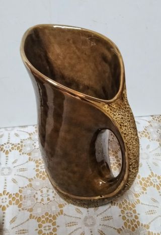 juego,de, jarras, cerámica, esmaltada