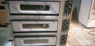 HORNO PARA PIZZA 1+1+1 de 45cm ø