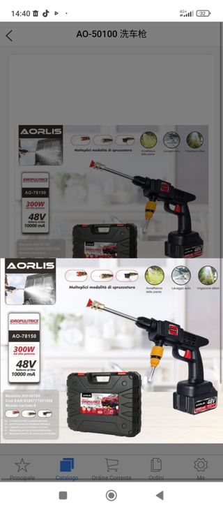 Idropulitrice portatile