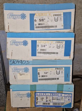 Rollos de funda aislante