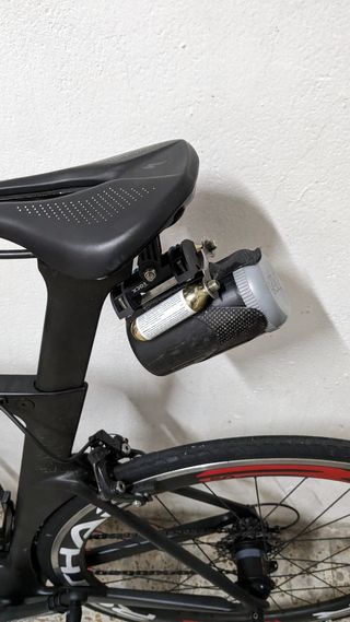 Bicicleta carbono con potenciómetro