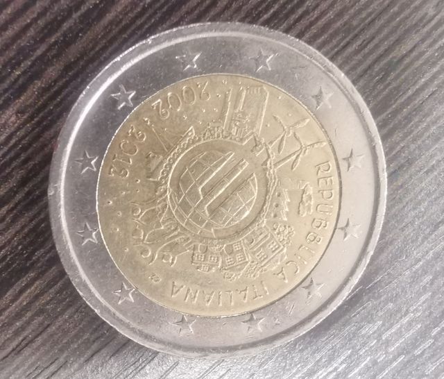 2 euro commemorativa errore di Conio